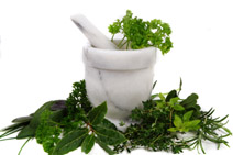 conditions treated naturopathic medicine-herbs with pestle