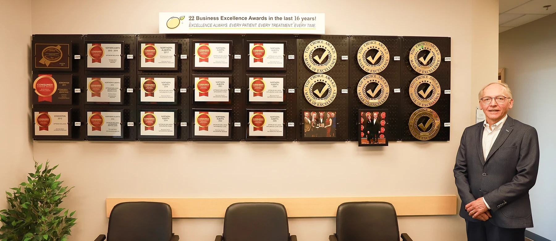 Optimum Wellness Clinic Awards